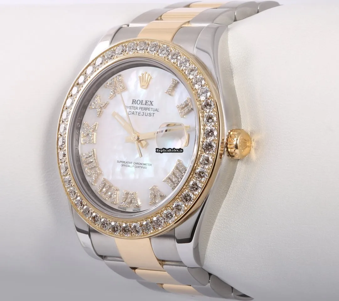 1:1 Replica Rolex Datejust II 116333 Automatic Movement 41mm Steel Case Mens/unisex Watch - Image 3