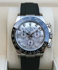 Fantastic Replica Rolex Daytona 116519ln Caliber 4130 Automatic Movement 40mm White Gold Case Mens/unisex Watch