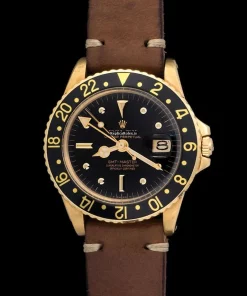 Quality Copy Rolex Gmt-master 1675 Automatic Movement 40mm Yellow Gold Case Watch