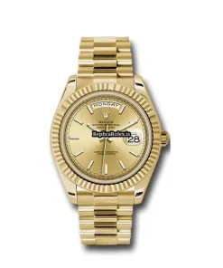 Distinctive Copies Rolex Day-date 40 228238 Caliber 3255 Automatic Movement 40mm Yellow Gold Case Mens/unisex Watch