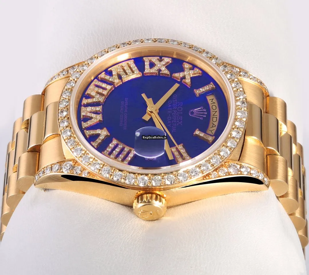 Excellent Replica Rolex Day-date 36 18238 Automatic Movement 36mm Yellow Gold Case Mens/unisex Watch - Image 2