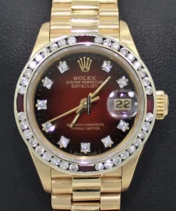 Quality Imitation Rolex Lady-datejust 69178 Automatic Movement 26mm Yellow Gold Case Womens Watch