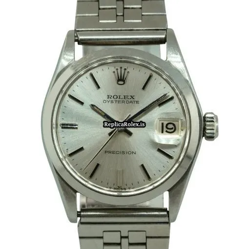 Awesome Replica Rolex Oyster Precision 6466 Automatic Movement 34mm Steel Case Watch