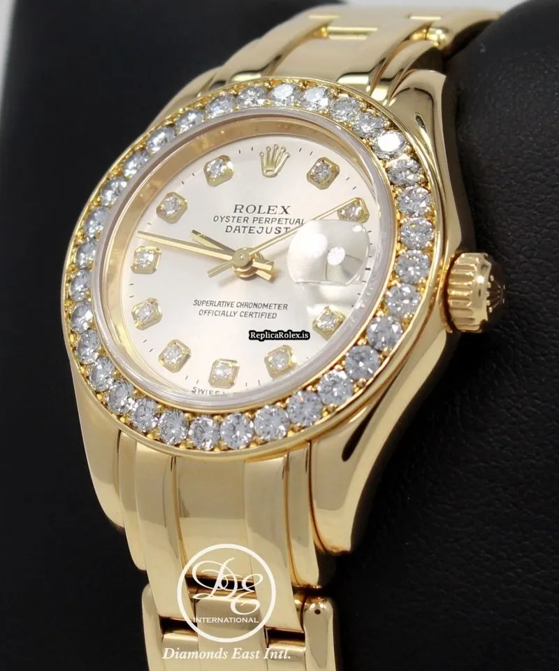 Fine Replicas Rolex Lady-datejust Pearlmaster 80298 Automatic Movement Womens Watch - Image 2