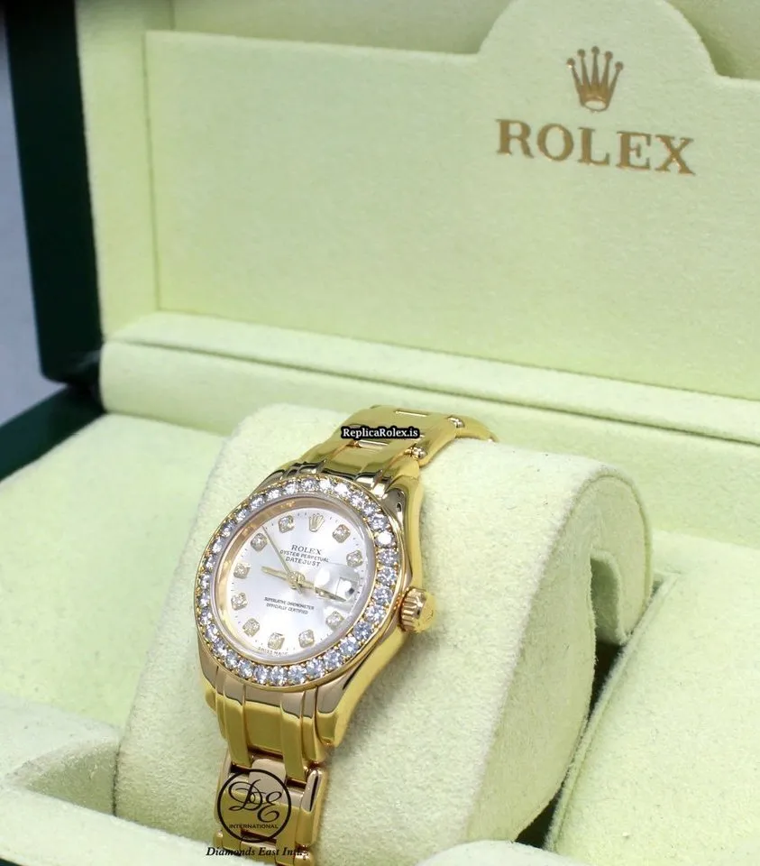 Fine Replicas Rolex Lady-datejust Pearlmaster 80298 Automatic Movement Womens Watch - Image 7