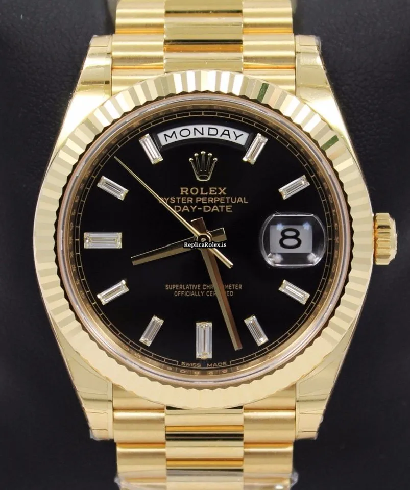 Remarkable Fake Rolex Day-date 40 228238 Automatic Movement 40mm Yellow Gold Case Mens/unisex Watch - Image 2