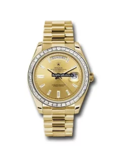 Discount Replica Rolex Day-date 40 228398tbr Caliber 3255 Automatic Movement 40x48mm Yellow Gold Case Mens/unisex Watch