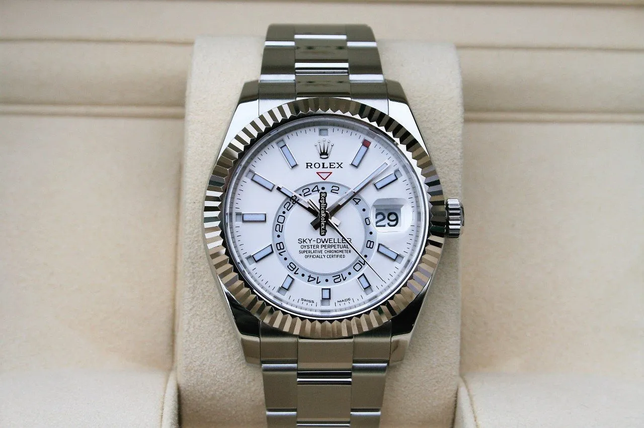 Distinctive Copies Rolex Sky-dweller 326934 Caliber 9001 Automatic Movement 42mm Steel Case Mens/unisex Watch