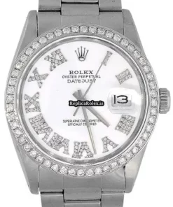 Pleasing Fake Rolex Datejust 16030 Automatic Movement 36mm Steel Case Watch