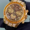 Amazing Clone Rolex Daytona 116598 Caliber 4130 Automatic Movement 40mm Yellow Gold Case Mens/unisex Watch