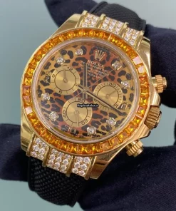 Amazing Clone Rolex Daytona 116598 Caliber 4130 Automatic Movement 40mm Yellow Gold Case Mens/unisex Watch