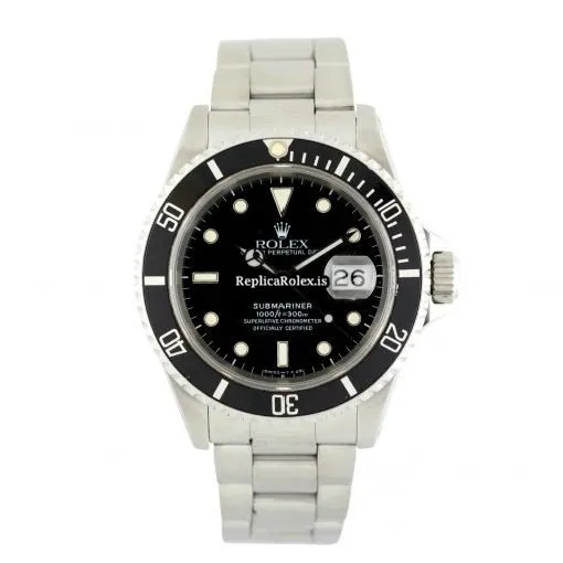 Nice Replica Rolex Submariner Date 16610 Automatic Movement 40mm Steel Case Watch - Image 2