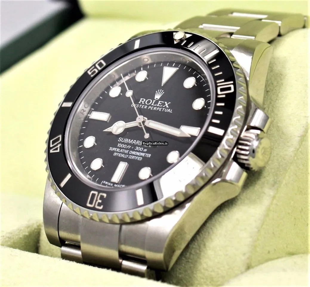 Superior Replica Rolex Submariner (no Date) 114060 Automatic Movement 40mm Steel Case Watch - Image 3