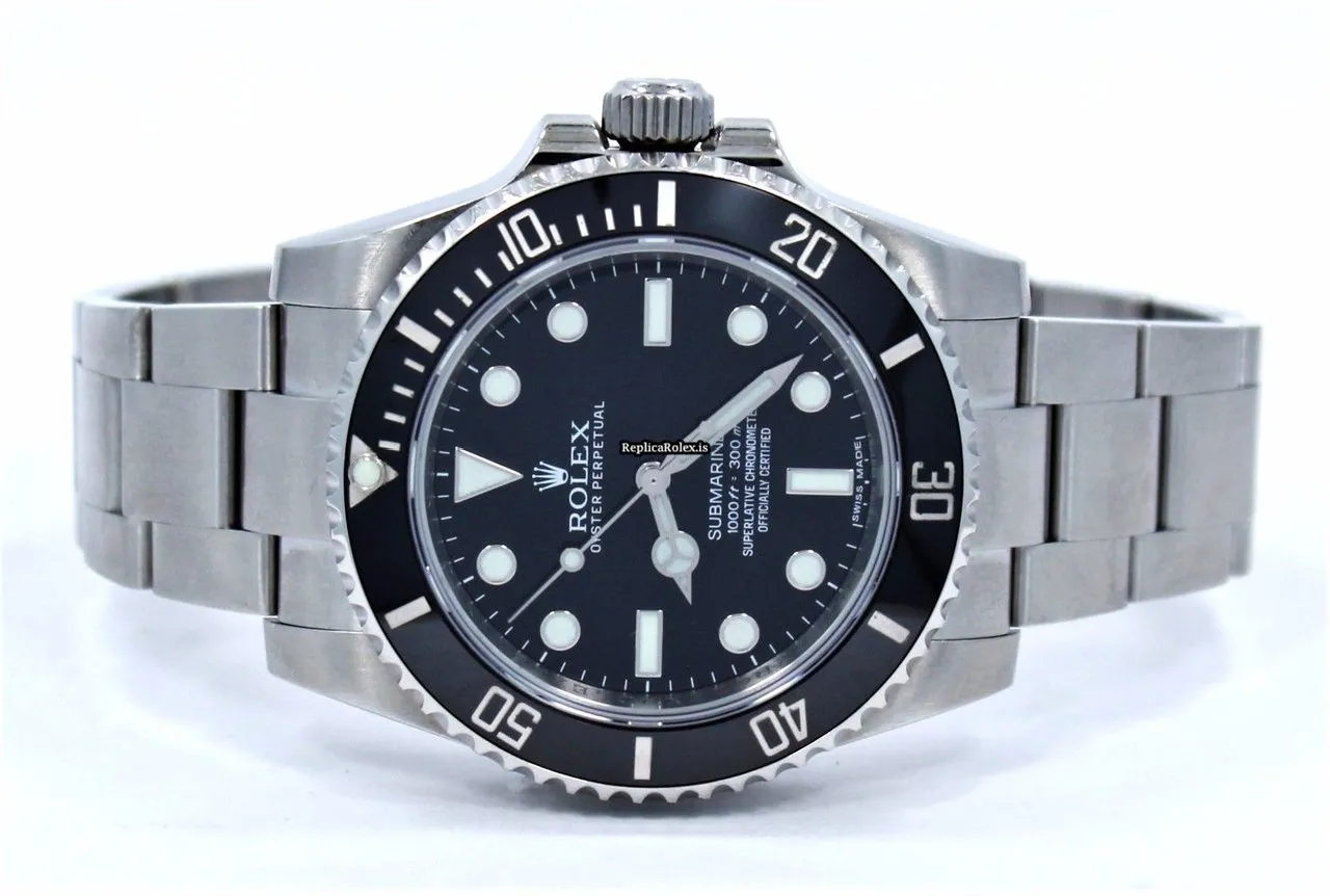 Superior Replica Rolex Submariner (no Date) 114060 Automatic Movement 40mm Steel Case Watch - Image 9