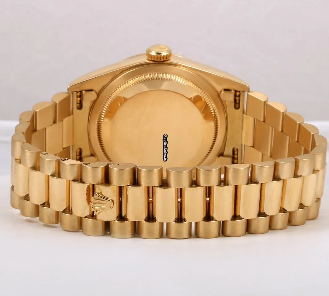 Exquisite Replica Rolex Day-date 36 18038 Automatic Movement 36mm Yellow Gold Case Mens/unisex Watch - Image 6
