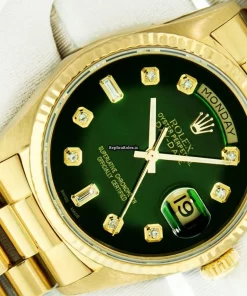 Wonderful Replica Rolex Day-date 36 18038 Caliber 3055 Automatic Movement 36mm Yellow Gold Case Mens/unisex Watch
