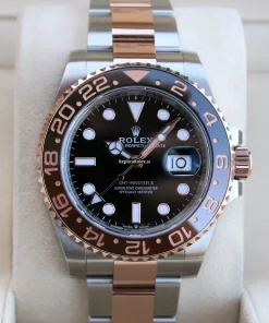 Fabulous Fake Rolex Gmt-master II 126711chnr Caliber 3285 Automatic Movement 40mm Gold/steel Case Mens/unisex Watch