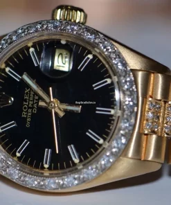 Fantastic Replica Rolex Datejust Self Winding Automatic 26mm Yellow Gold Case Womens Watch