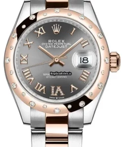 Epic Replica Rolex Datejust 278341rbr Caliber 2236 Automatic Movement 31mm Gold/steel Case Womens Watch