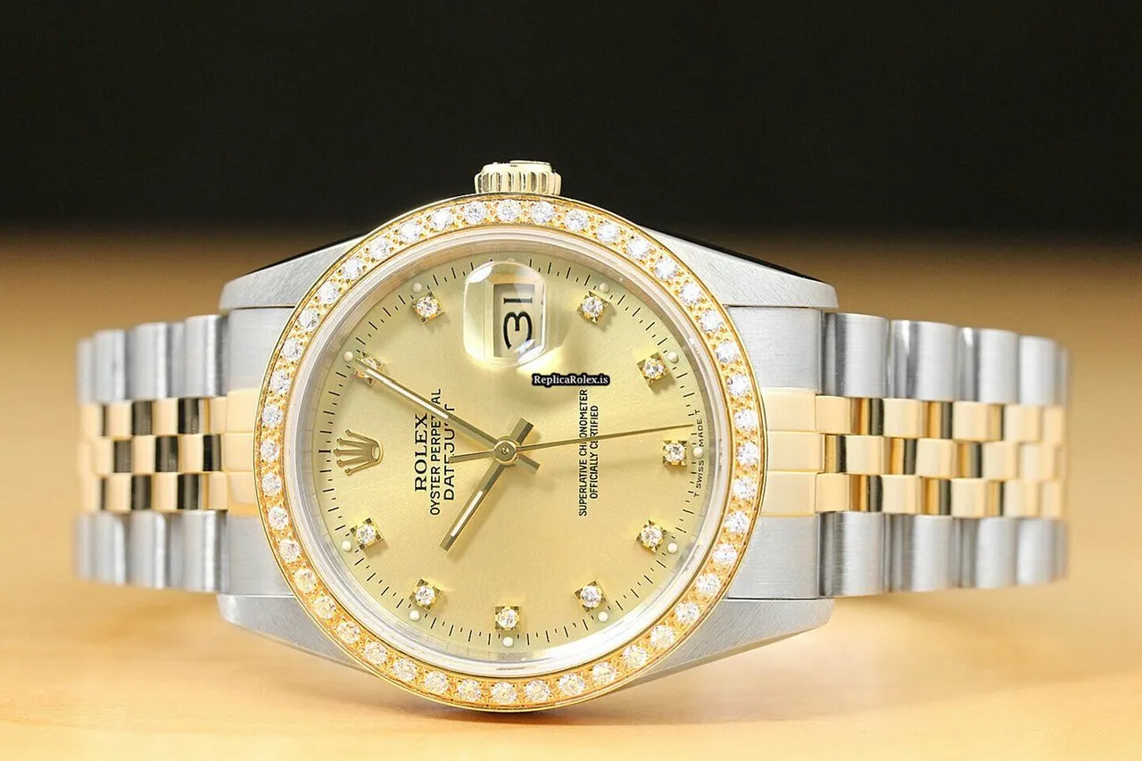 Lovely Replica Rolex Datejust 16233 Caliber 3135 Automatic Movement 36mm Steel Case Mens/unisex Watch - Image 3