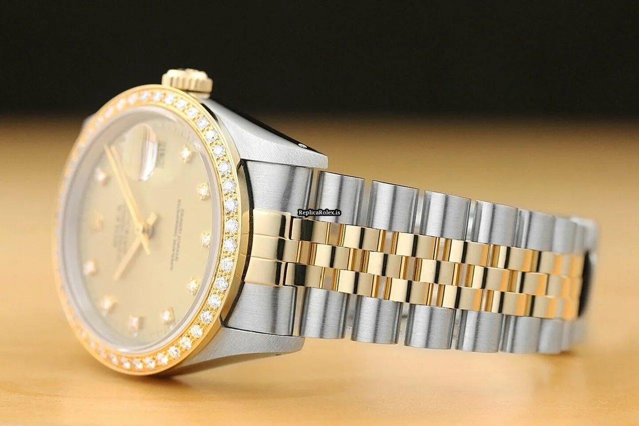 Lovely Replica Rolex Datejust 16233 Caliber 3135 Automatic Movement 36mm Steel Case Mens/unisex Watch - Image 4