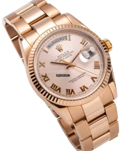 Incredible Replica Rolex Day-date 36 118235f Caliber 3155 Automatic Movement 36mm Rose Gold Case Mens/unisex Watch