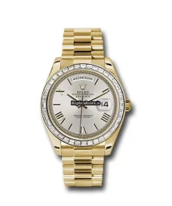 Top Copies Rolex Day-date 40 228398tbr Caliber 3255 Automatic Movement 40x48mm Yellow Gold Case Mens/unisex Watch