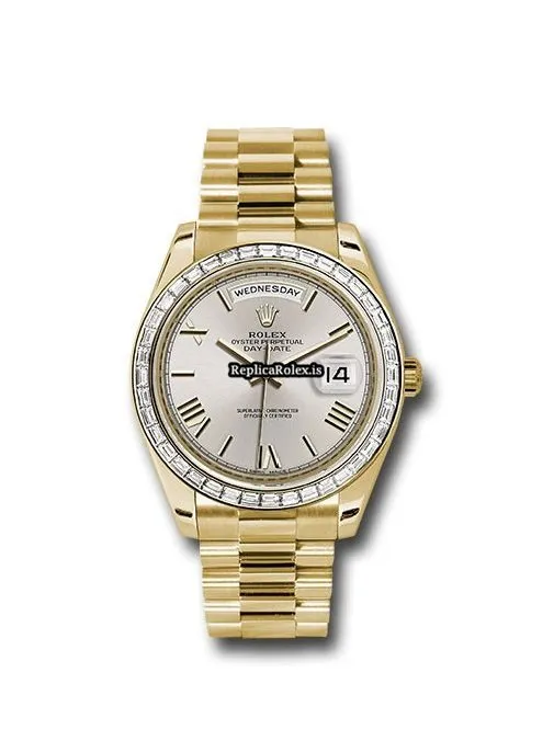 Top Copies Rolex Day-date 40 228398tbr Caliber 3255 Automatic Movement 40x48mm Yellow Gold Case Mens/unisex Watch