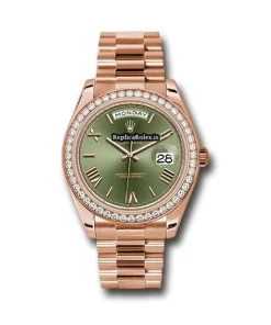 Fine Replica Rolex Day-date 40 228345 Caliber 3255 Automatic Movement 40mm Rose Gold Case Mens/unisex Watch