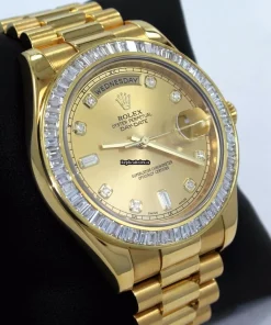 Top Replica Rolex Day-date II 218238 Automatic Movement 41mm Yellow Gold Case Mens/unisex Watch