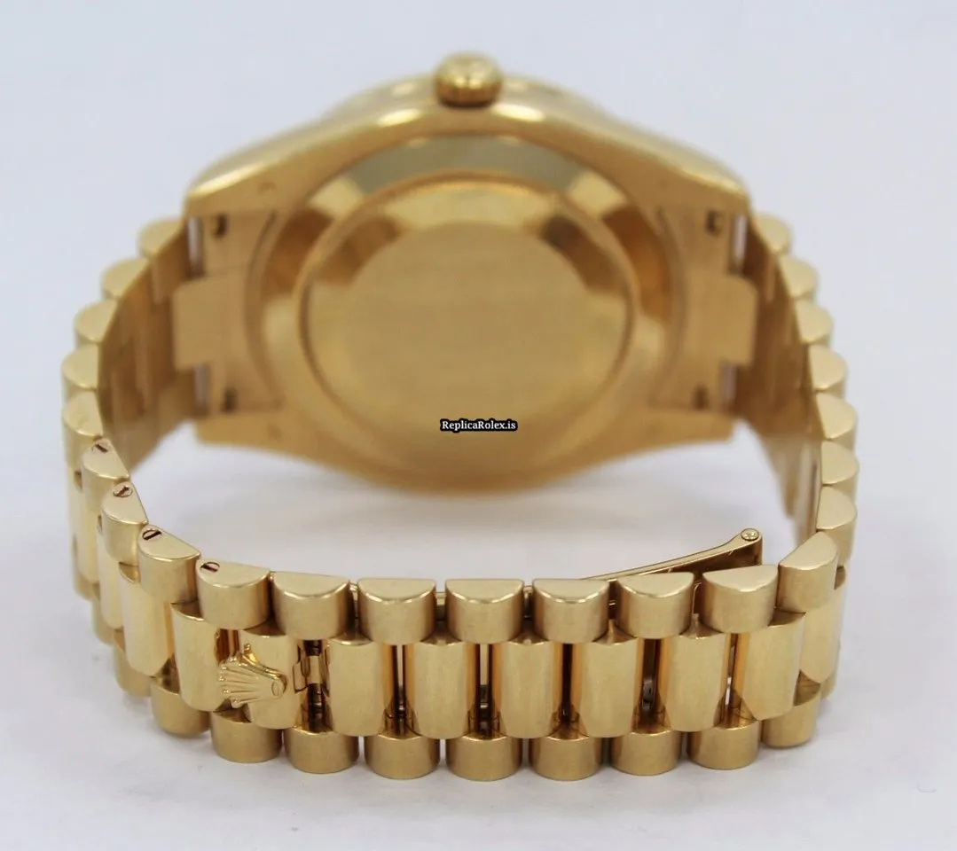 Top Replica Rolex Day-date II 218238 Automatic Movement 41mm Yellow Gold Case Mens/unisex Watch - Image 10