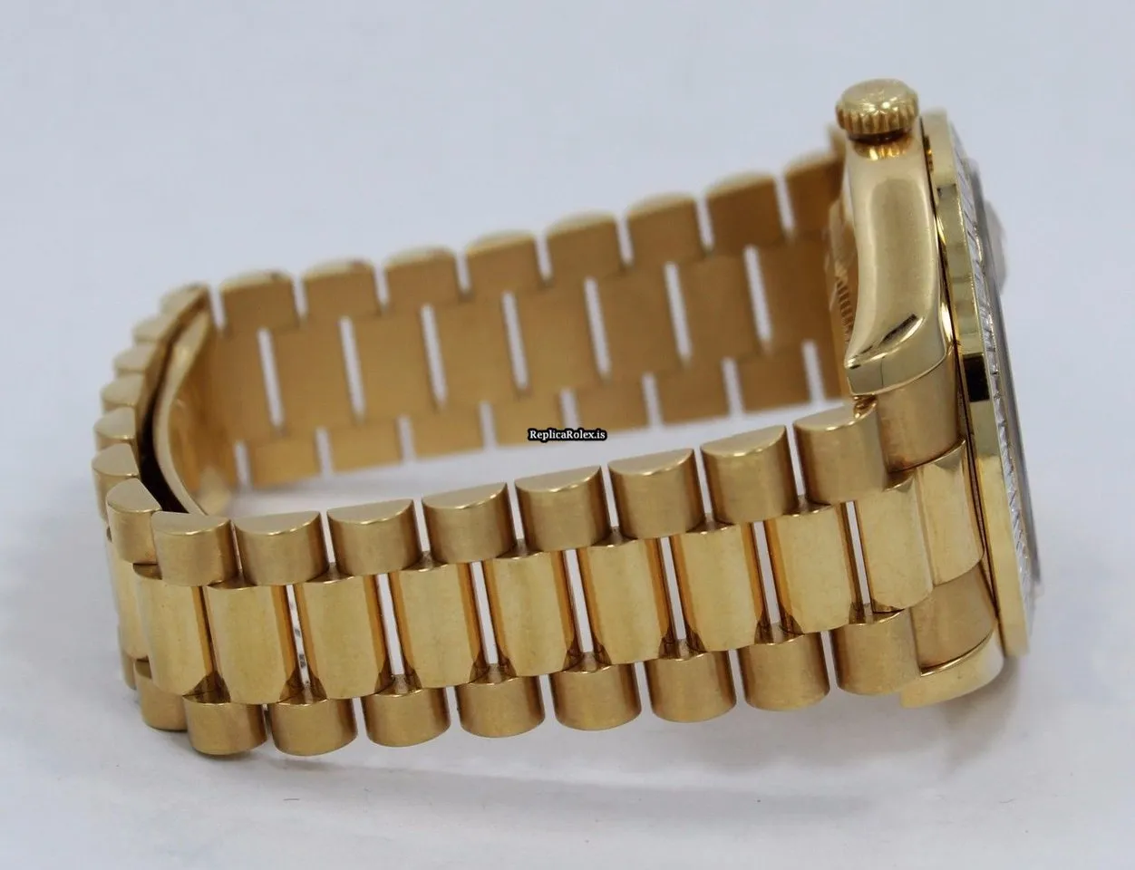 Top Replica Rolex Day-date II 218238 Automatic Movement 41mm Yellow Gold Case Mens/unisex Watch - Image 11