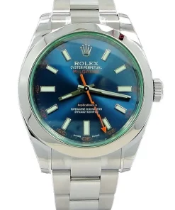 Superb Replica Rolex Milgauss 116400gv Automatic Movement 40mm Steel Case Watch