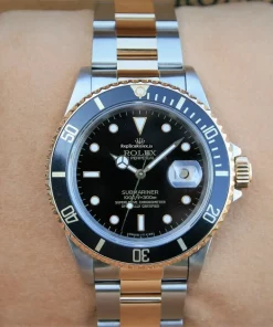 Luxury Replica Rolex Submariner Date 16613 Automatic Movement 40mm Gold/steel Case Mens/unisex Watch