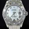 Appealing Fake Rolex Lady-datejust Pearlmaster 80319 Automatic Movement 29mm White Gold Case Womens Watch