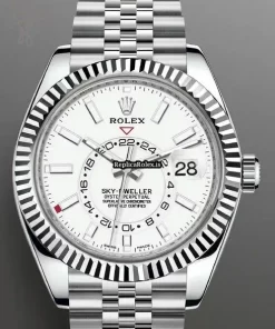 Affordable Replica Rolex Sky-dweller 326934 Caliber 9001 Automatic Movement 42mm Steel Case Mens/unisex Watch