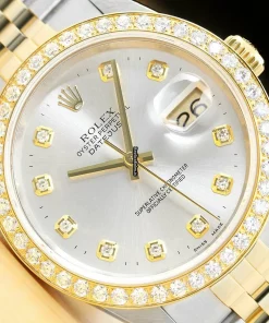 Luxury Fake Rolex Datejust 16233 Caliber 3135 Automatic Movement 36mm Steel Case Mens/unisex Watch