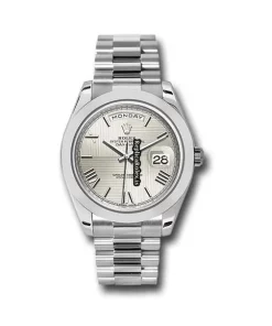 Discount Replicas Rolex Day-date 40 228206 Caliber 3255 Automatic Movement 40mm Platinum Case Mens/unisex Watch