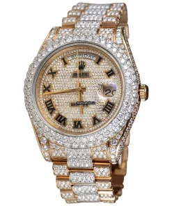 Cheap Replica Rolex Day-date II Self Winding Automatic 41mm Rose Gold Case Mens/unisex Watch