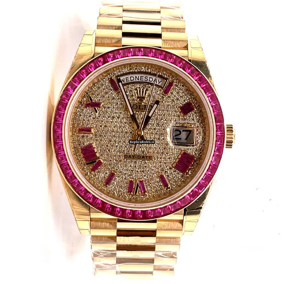 Lovely Fake Rolex Day-date 40 228238 Automatic Movement 40mm Yellow Gold Case Mens/unisex Watch
