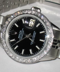 Terrific Clone Rolex Datejust Self Winding Automatic 26mm Steel Case Womens Watch