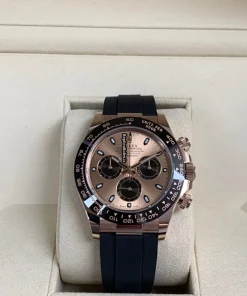 Cheap Fake Rolex Daytona 116515ln Caliber 4130 Automatic Movement 40mm Rose Gold Case Mens/unisex Watch