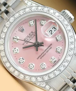 Trustworthy Replica Rolex Lady-datejust 69174 Caliber 2135 Automatic Movement 26mm Steel Case Womens Watch