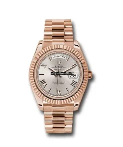 Amazing Replica Rolex Day-date 40 228235 Caliber 3255 Automatic Movement 40mm Rose Gold Case Mens/unisex Watch