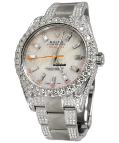 Popular Replica Rolex Milgauss 116400 Caliber 3131 Automatic Movement 40mm Steel Case Mens/unisex Watch