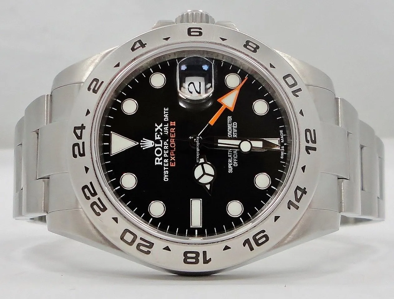 Aaa Replica Rolex Explorer II 216570 Automatic Movement 42mm Steel Case Watch - Image 4
