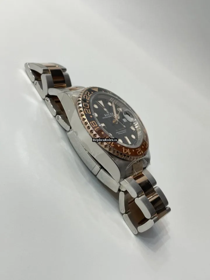 Incredible Knockoff Rolex Gmt-master II 126711 Caliber 3285 Automatic Movement 40mm Gold/steel Case Mens/unisex Watch - Image 3