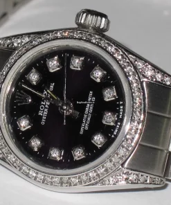 Great Fake Rolex Oyster Perpetual Self Winding Automatic 26mm Steel Case Womens Watch