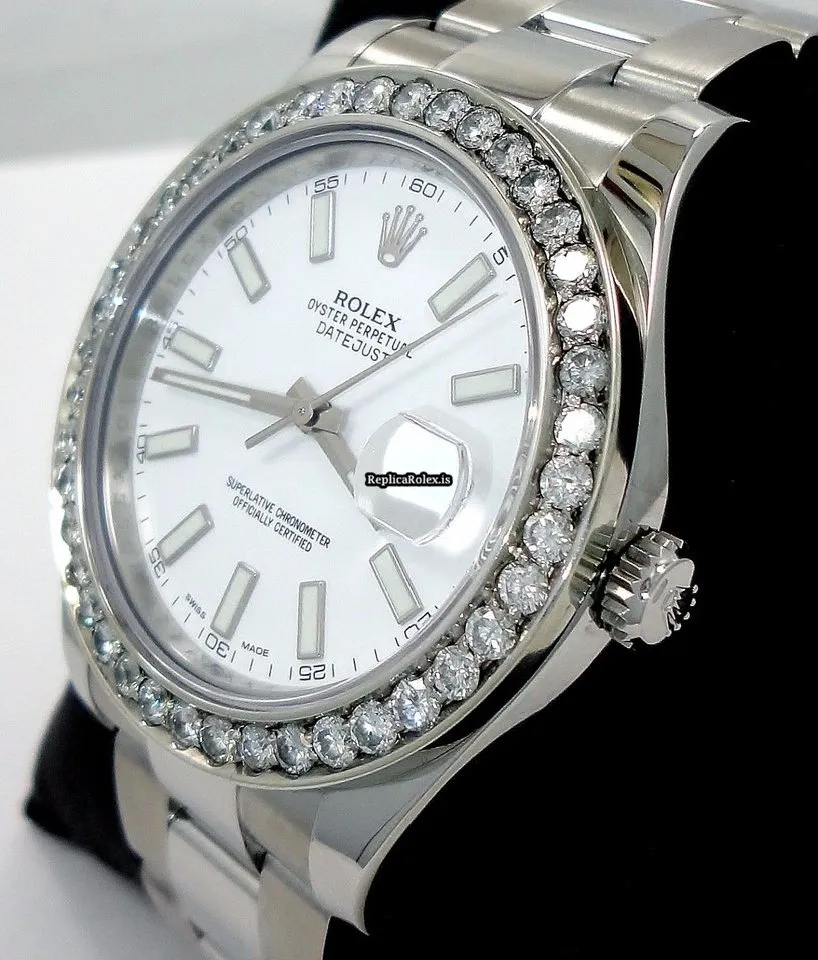 Exquisite Replica Rolex Datejust II 116300 Automatic Movement 41mm Steel Case Watch - Image 3