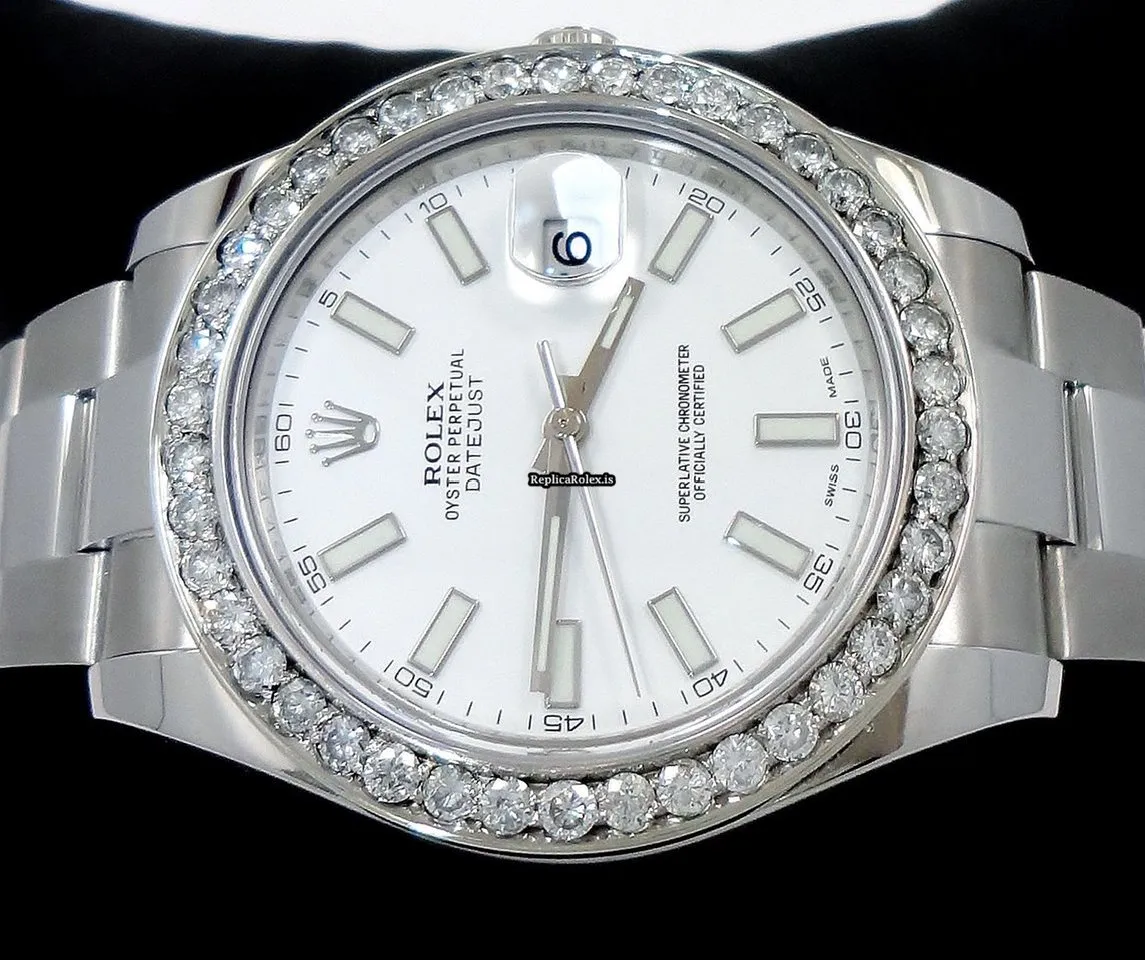 Exquisite Replica Rolex Datejust II 116300 Automatic Movement 41mm Steel Case Watch - Image 4